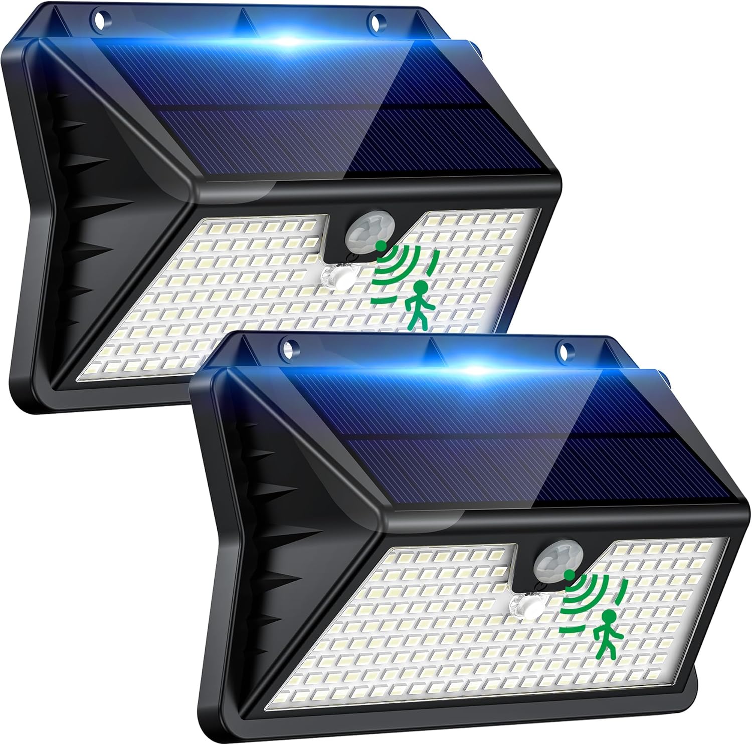 Detalle de Solar Lights Outdoor Garden 185 LED 2-pack ☀