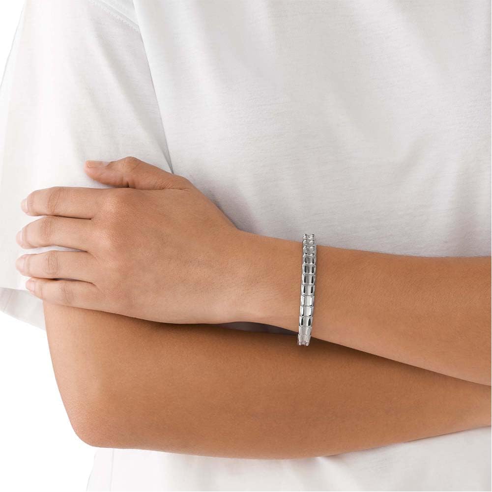 Thumbnail 2 de Diesel Homme – Bracelet manchette en acier inoxydable