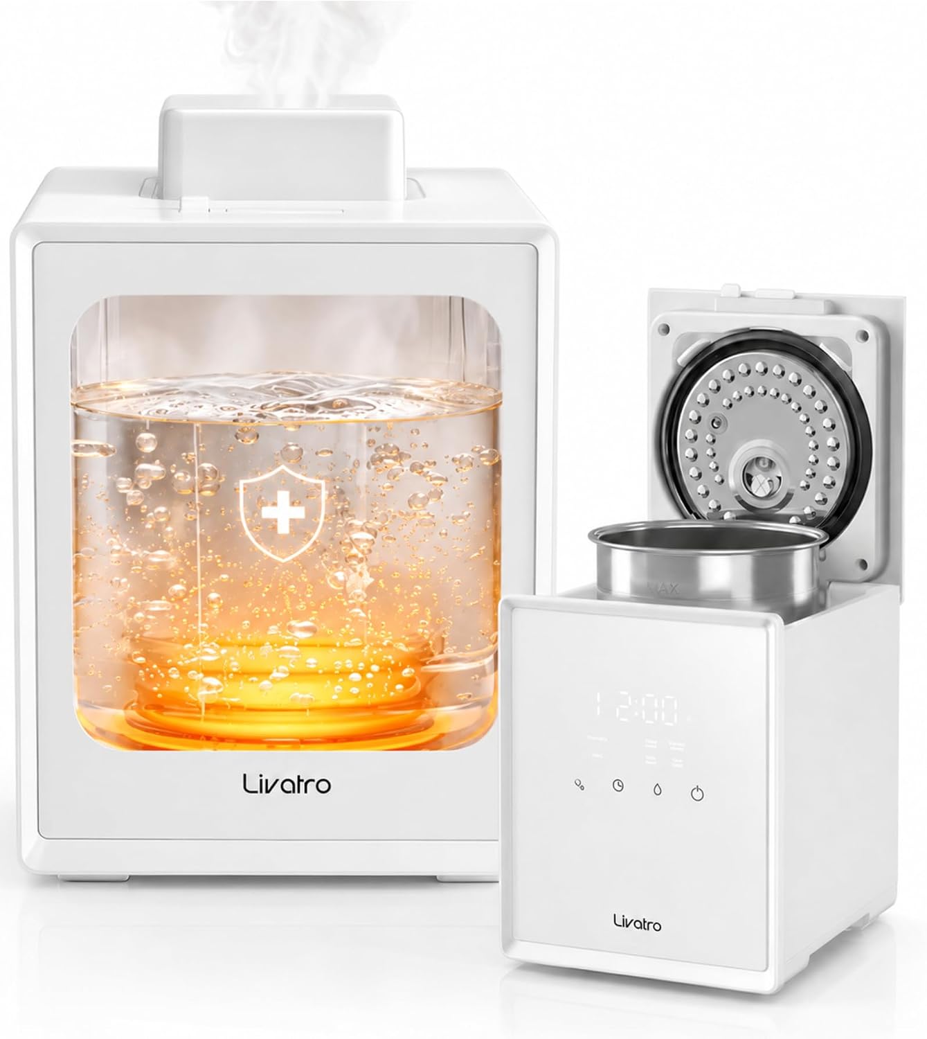 Livatro 3L Stainless Steel Warm Mist Humidifier 💧