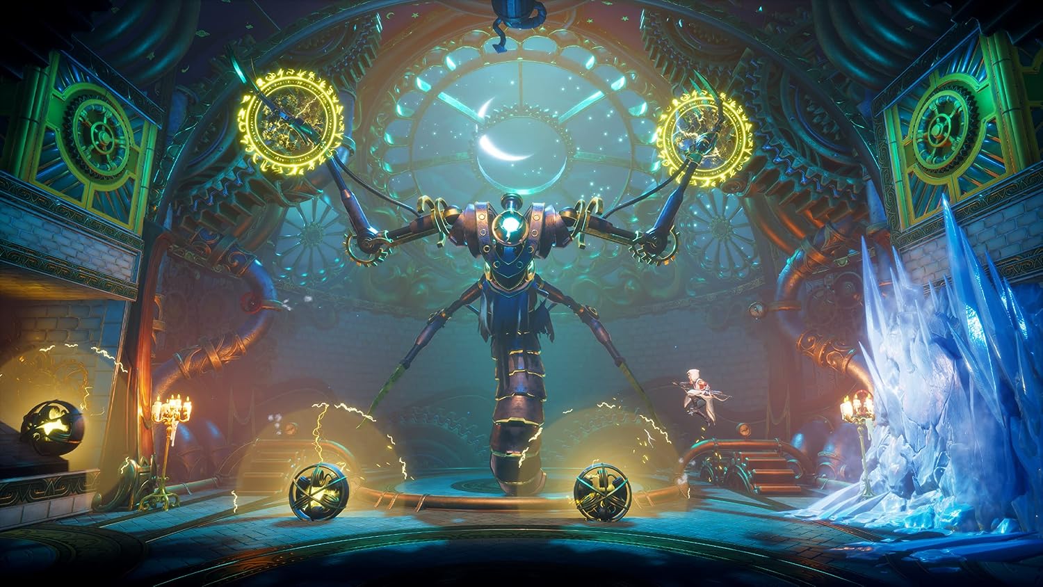 Detalle de THQ Nordic Trine 5: A Clockwork Conspiracy für PlayStation 5 (2,5D-Adventure)