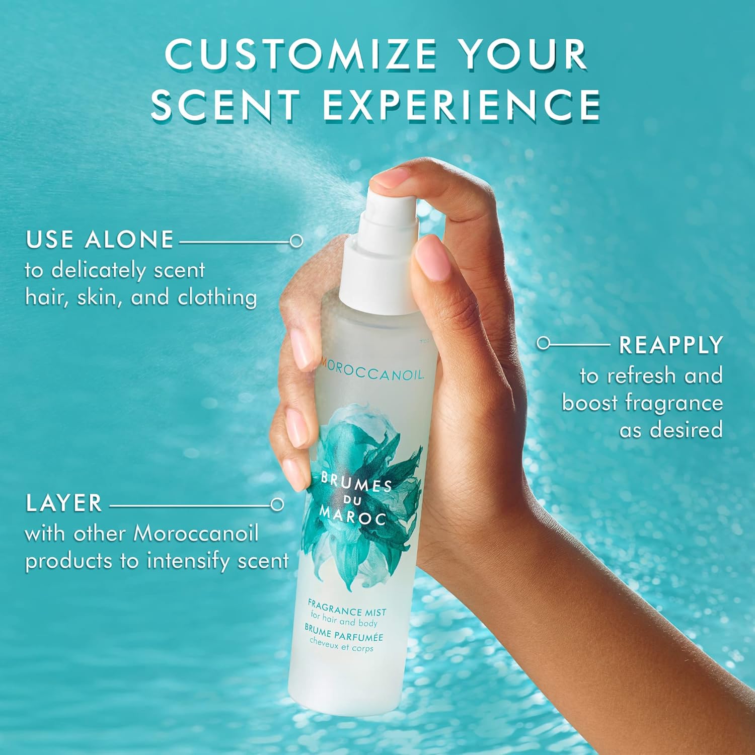 Thumbnail 1 de Brume parfumée Moroccanoil pour cheveux et corps (100 ml)