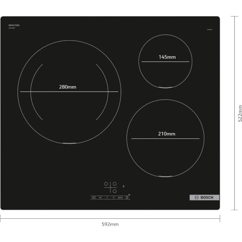 Thumbnail 1 de Bosch PUJ611BB5E Série 4 – Plaque à induction avec TouchSelect