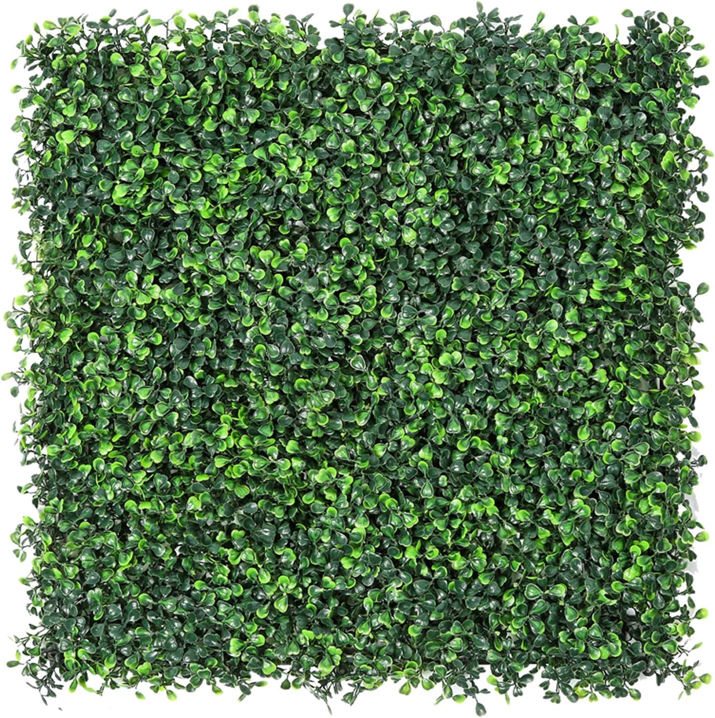 Detalle de Sunnyglade Artificial Boxwood Panels, 20" x 20", 12-Piece Green Hedge
