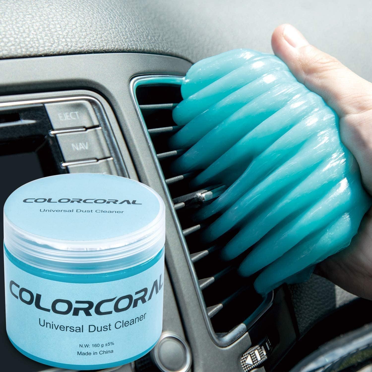 Thumbnail 5 de ColorCoral 2 Pack Car Cleaning Gel – Reusable Dust Cleaning Putty for Cars, Keyboard and More
