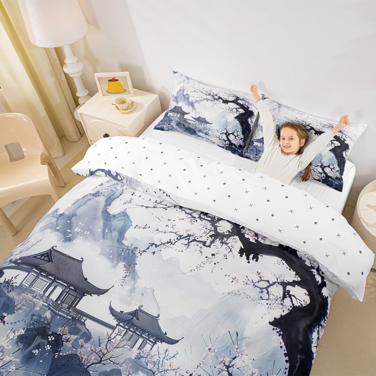 Detalle de Homewish Japanese Style Duvet Cover Single