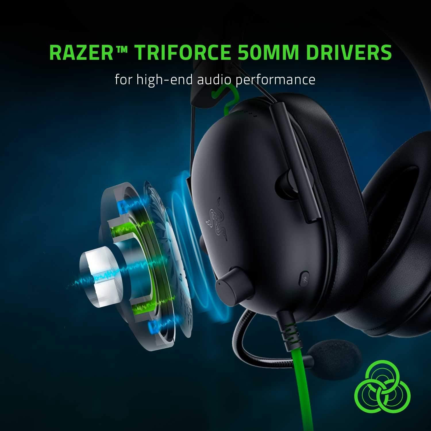 Thumbnail 2 de Razer BlackShark V2 X Gaming Headset (7.1 Surround Sound, 50mm Drivers, 3.5mm) for PC, PS4, PS5, Switch