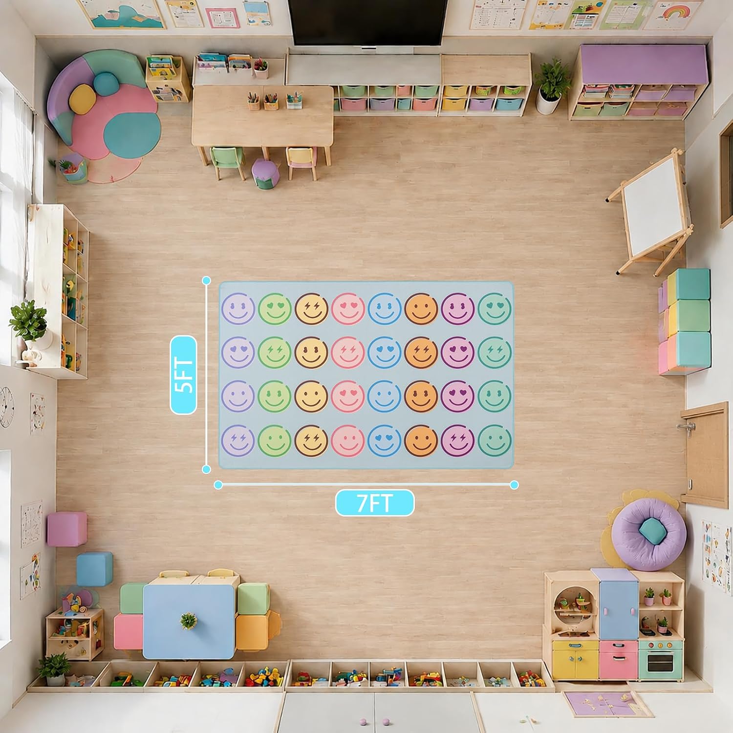 Detalle 2 de Classroom Rug 5x7 ft