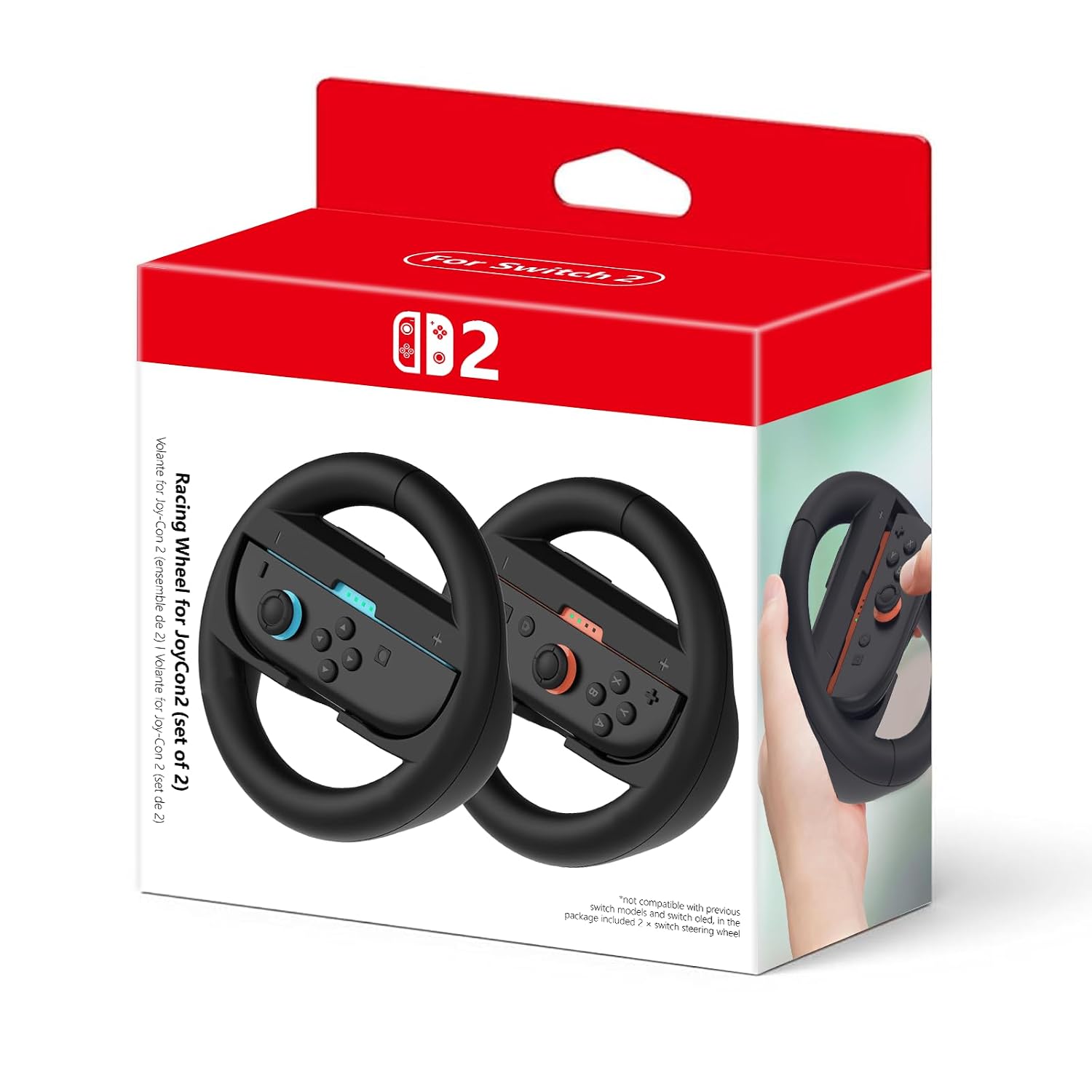 Detalle de pdobq Switch Steering Wheel for Nintendo Switch2