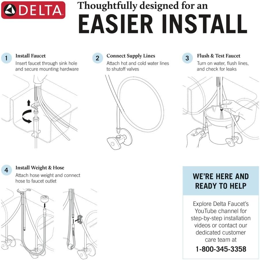 Thumbnail 6 de Delta kitchen faucet 9659-CZ-DST