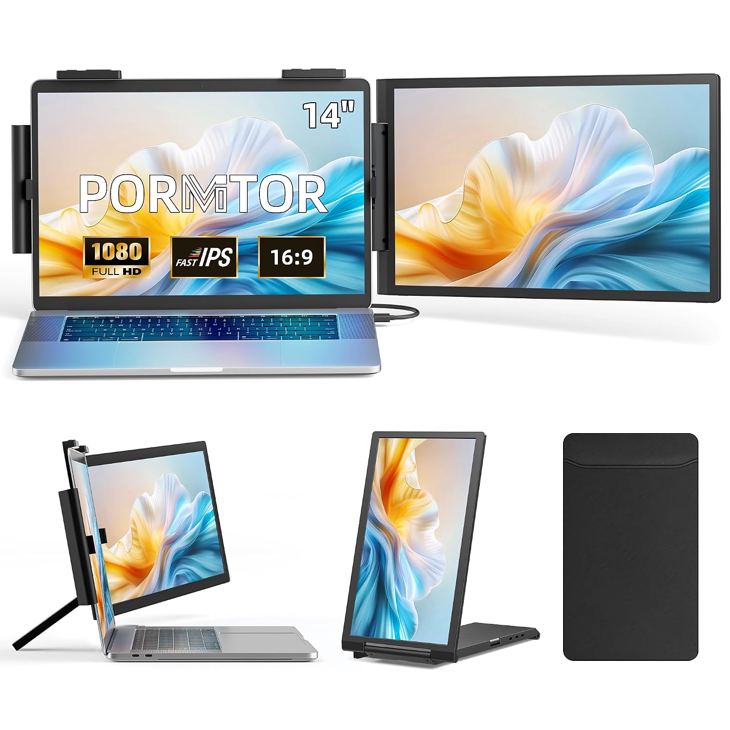 Detalle de Pornitor 14" Portable Laptop Monitor