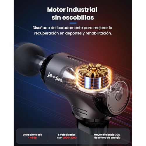 Thumbnail 5 de Bob and Brad T2 Pro Pistola de Masaje Muscular