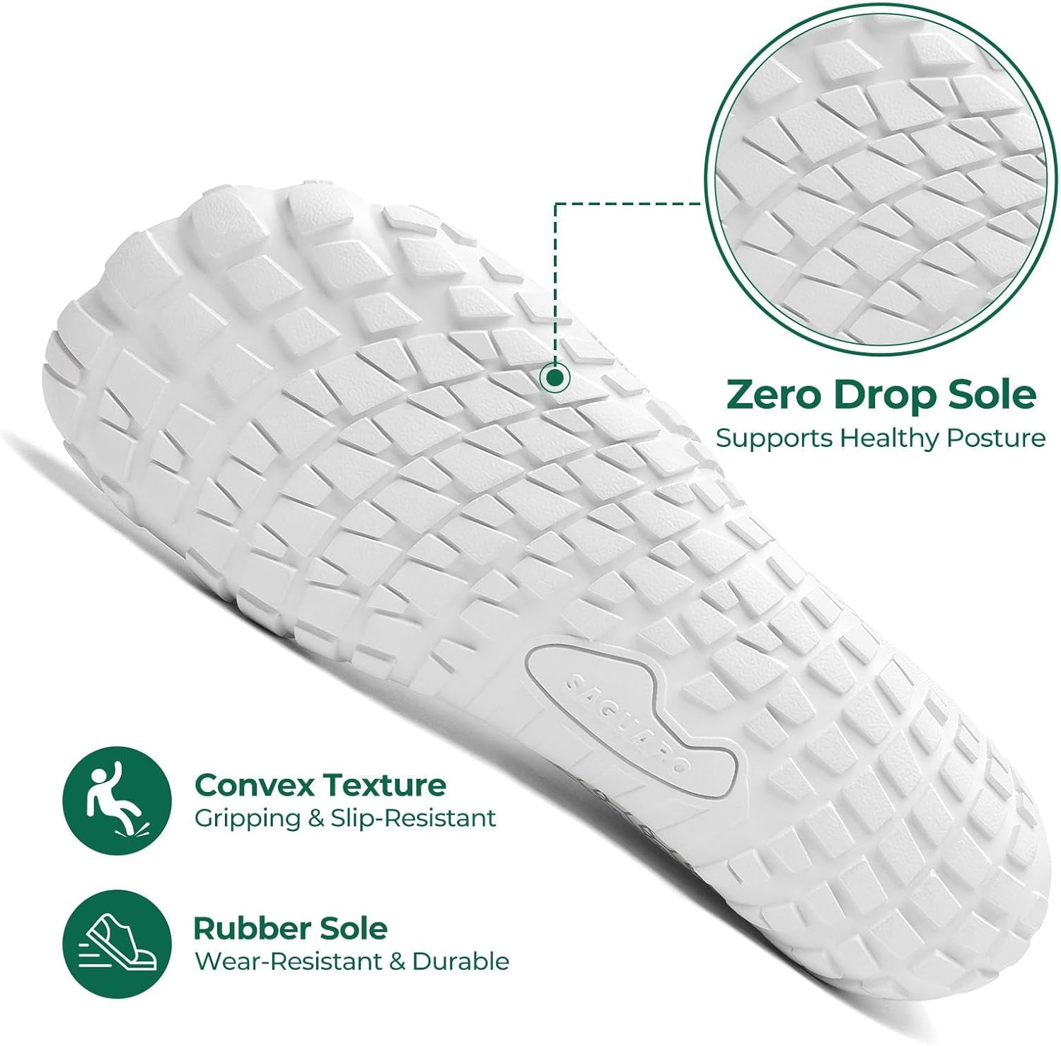 Thumbnail 4 de SAGUARO Chaussures Minimalistes Trail pour Homme et Femme – Légères, Antidérapantes et Ultral Flexibles (GR.35-48 EU)