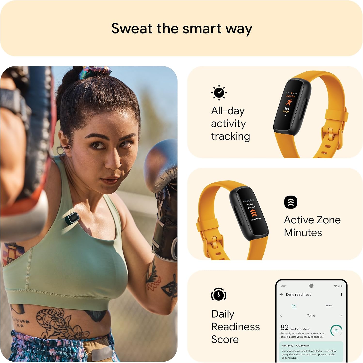 Thumbnail 3 de Google Fitbit Inspire 3 activity tracker