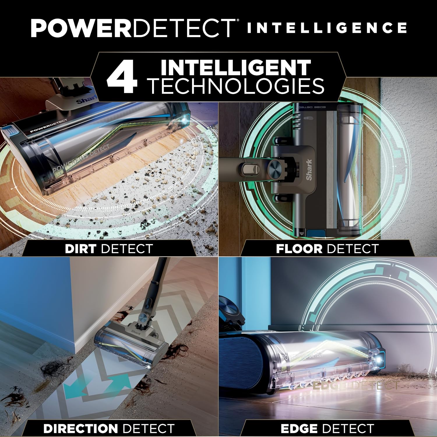 Detalle de Shark PowerDetect Clean & Empty IP3225 Cordless Stick Vacuum, Auto-Empty, HEPA