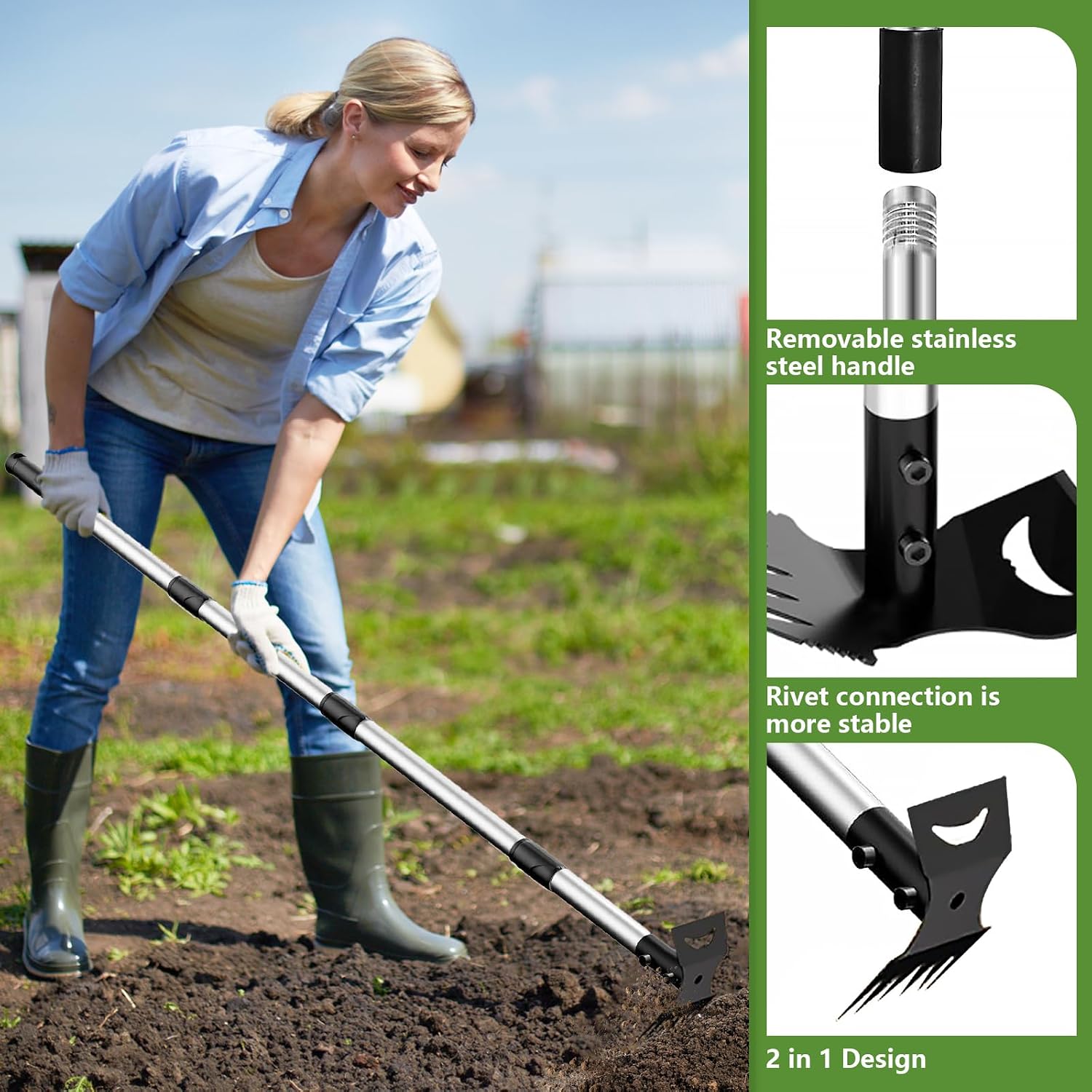 Thumbnail 4 de Weed Remover Tool 148cm Long Handle
