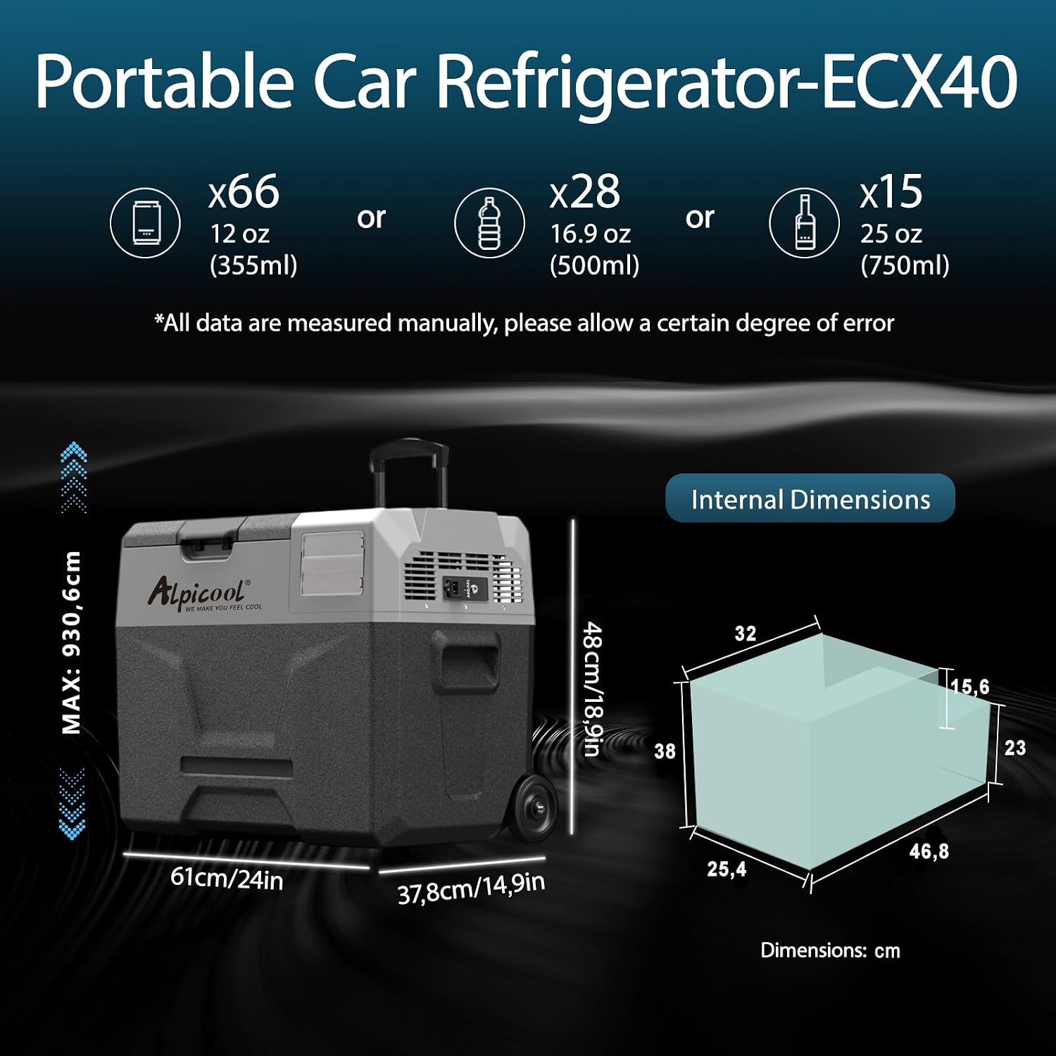Thumbnail 5 de Alpicool ECX40 40L Réfrigérateur voiture
