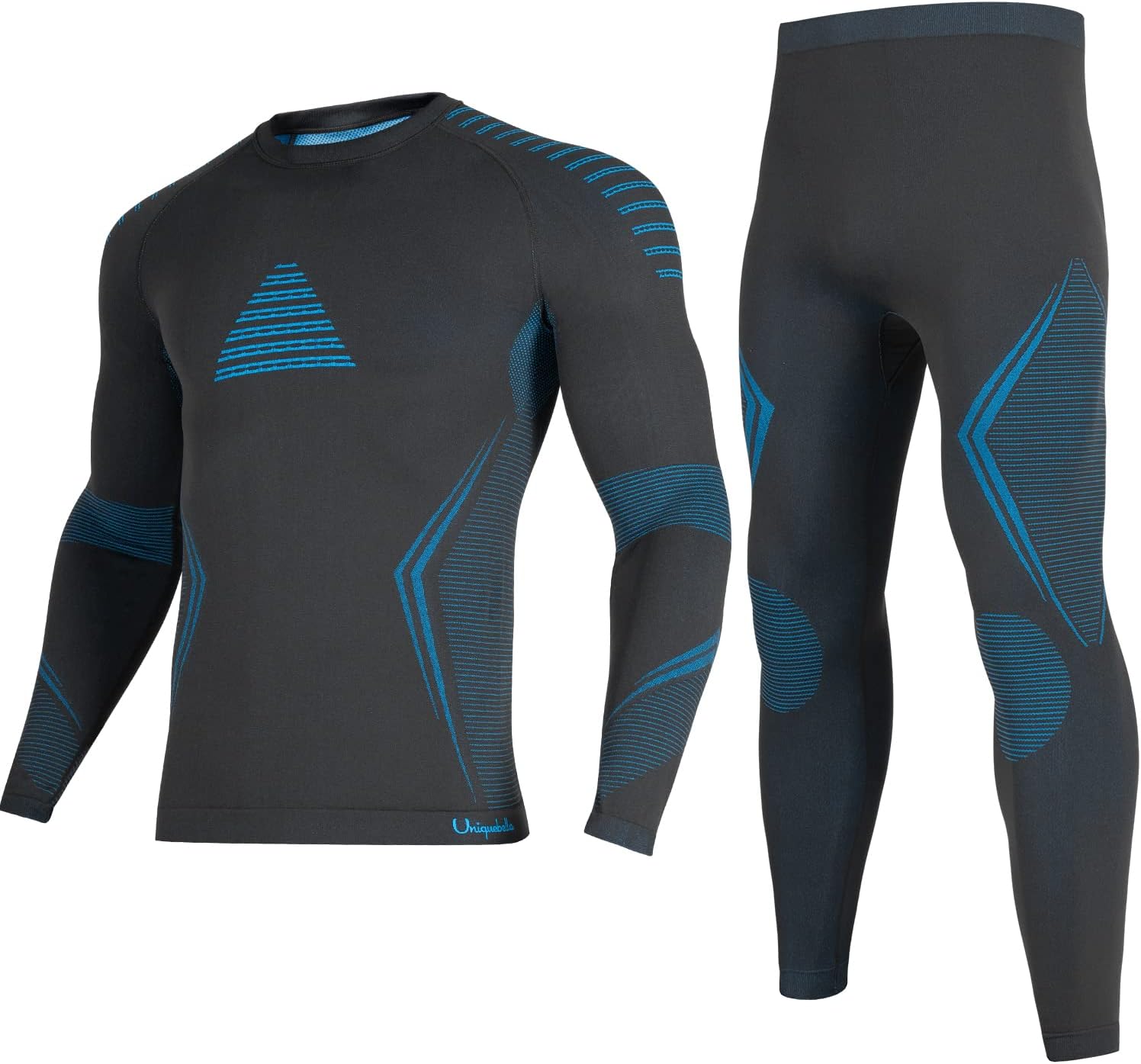 Detalle de UNIQUEBELLA Mens Thermal Underwear Set fleece-lined base layer