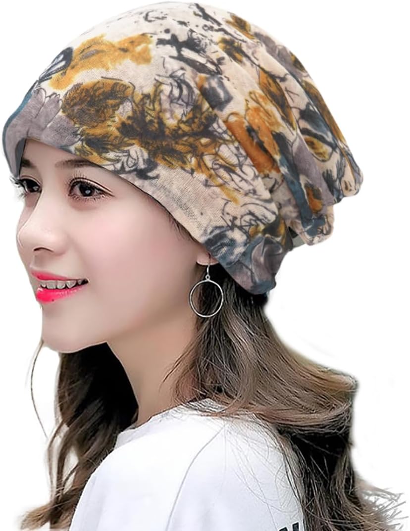 Detalle de XYIYI Women's Chemo Headwear Slouchy Beanie Cap
