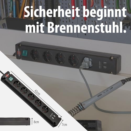 Thumbnail 6 de Brennenstuhl Bremounta Steckdosenleiste 5-Fach mit USB-Ladefunktion