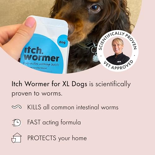 Detalle de Itch X Large Dog Wormer Tablets for Dogs 20kg+ - 2 Tablets