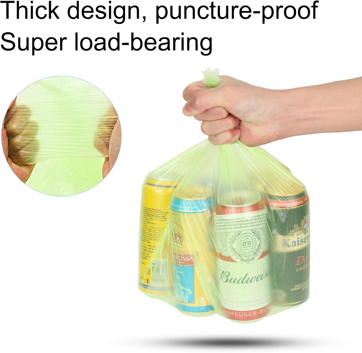 Thumbnail 4 de Aievrgad Biodegradable Trash Bags 120Pcs