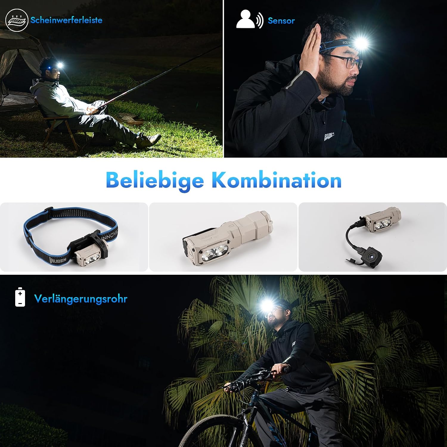 Thumbnail 6 de WUBEN Mini lampe de poche E7 1800 lumens Kaki rechargeable avec aimant (6 modes, LED) – torche EDC