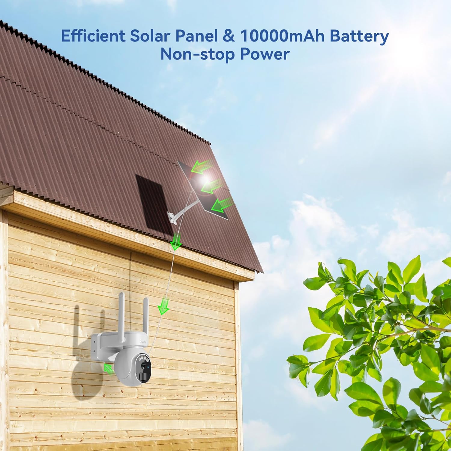 Thumbnail 4 de Xega 4G LTE Security Camera 2K solar outdoor camera