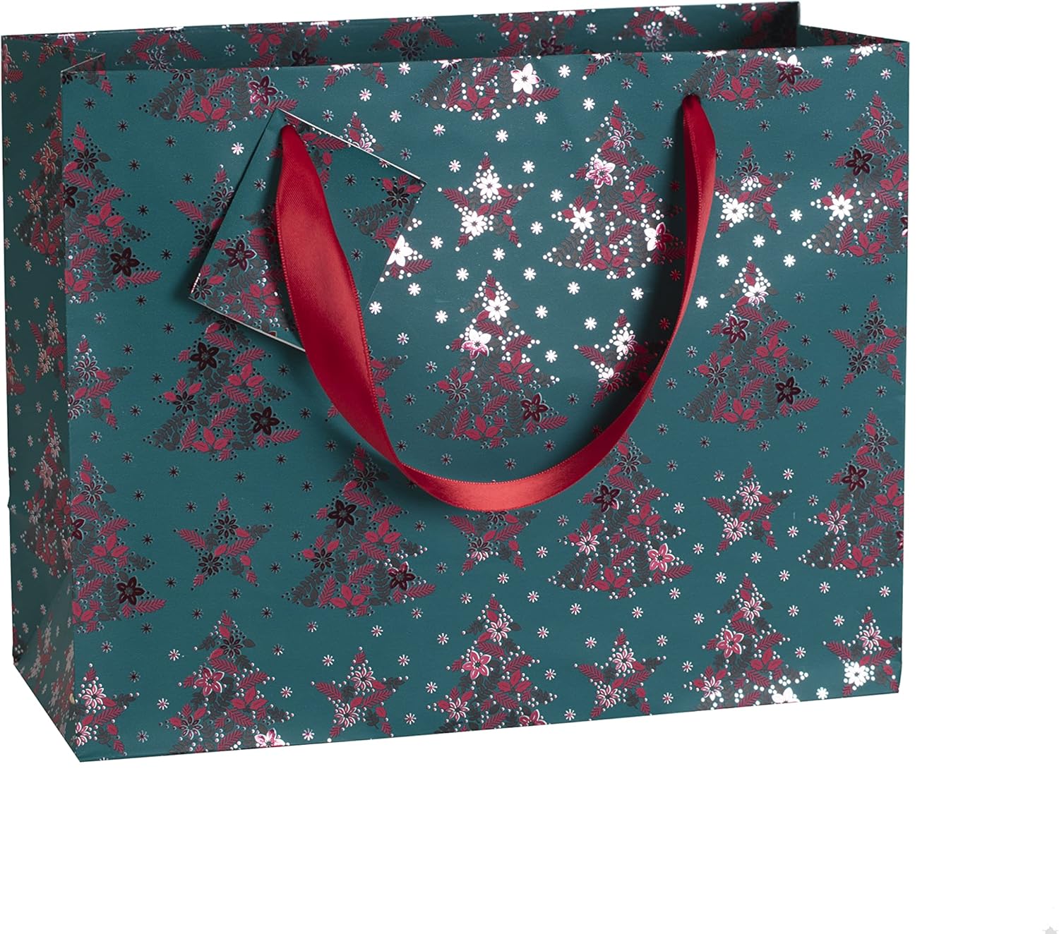 Thumbnail 6 de Clairefontaine 212917Cpack – Lot de 5 Sacs Cadeaux Premium Format Shopping 32x13x24,5 cm, Rouge & Blanc
