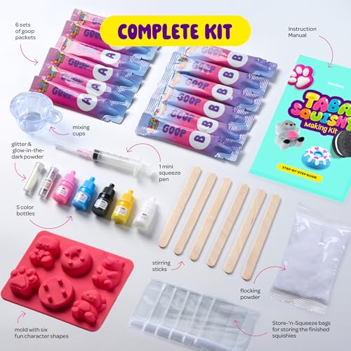 Thumbnail 3 de Dan&Darci Taba Squishy Making Kit for Kids – Craft Your Own Cute Squishies