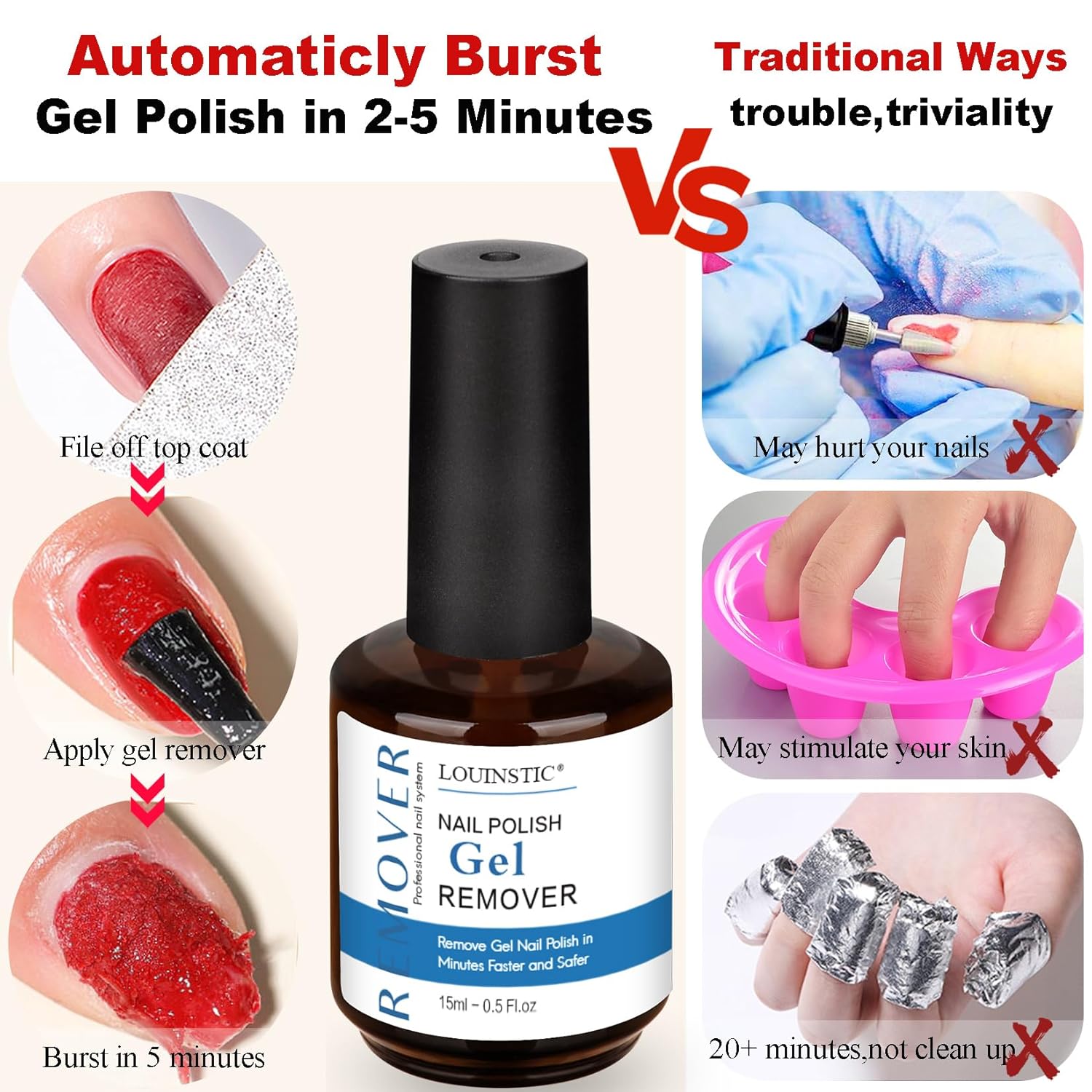Thumbnail 4 de Gel Nail Polish Remover Kit 2–5 Min