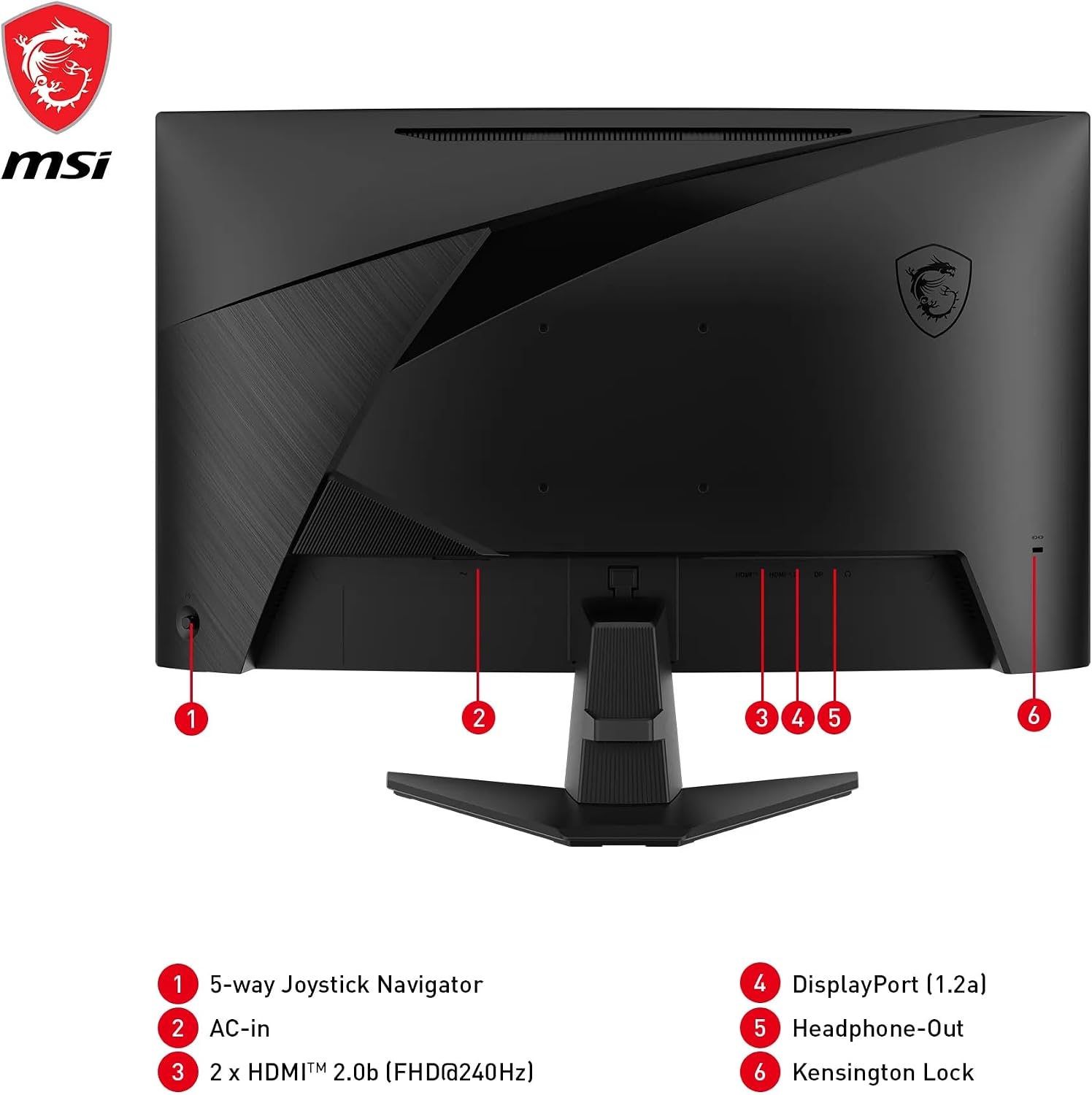 Thumbnail 5 de MSI MAG 27C6F Monitor Curvo Gaming 27" FHD