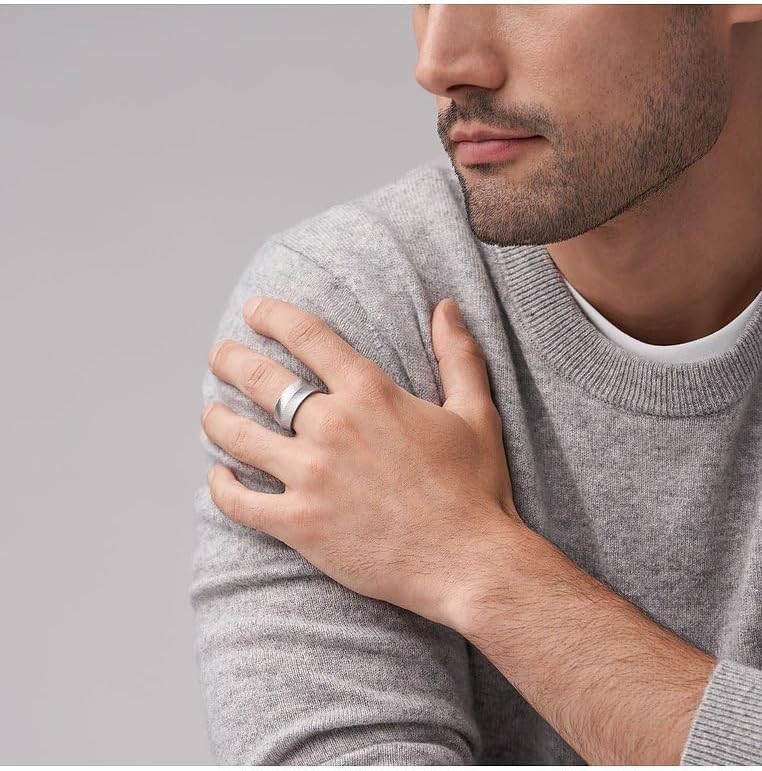 Thumbnail 5 de Fossil Herren-Edelstahlband Ringe aus Edelstahl – silberfarben, poliert