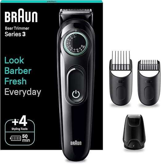 Imagen de Braun Series 3 Recortadora de Barba y Pelos 🧔🔋 en OfertitasTOP