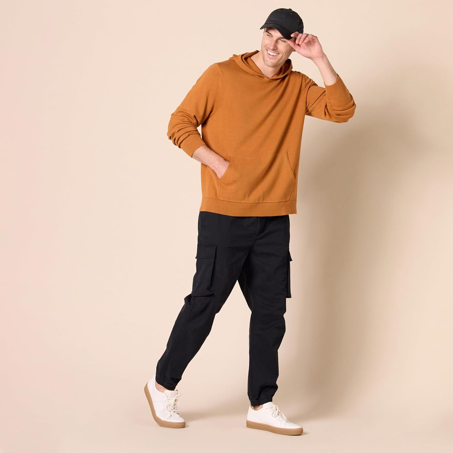 Thumbnail 5 de Amazon Essentials uomo jogger cargo con coulisse in vita, twill di cotone elasticizzato e vestibilità standard