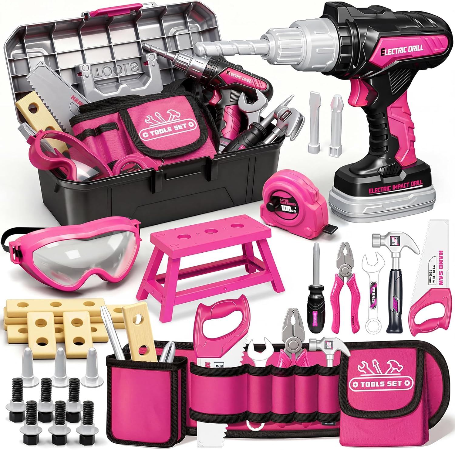 Detalle de KidBloom Werkzeugkoffer für Mädchen ab 3