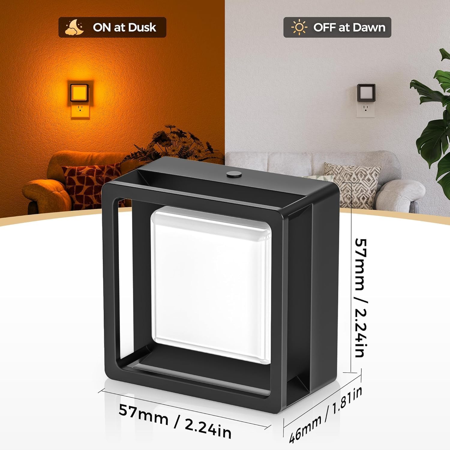 Thumbnail 6 de L LOHAS LED GD033 Plug-In Night Lights, Dimmable, 3CCT, 2-Pack