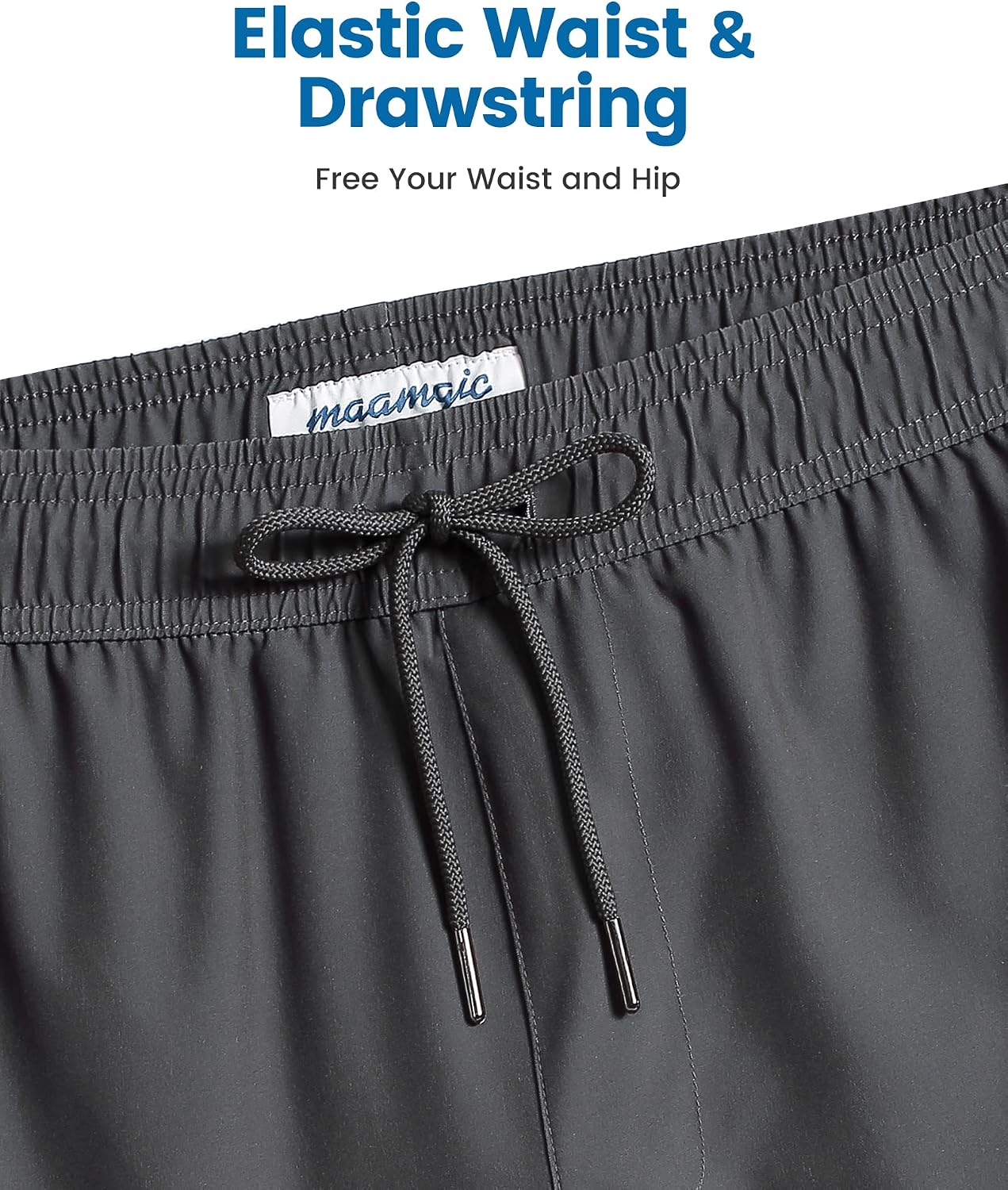 Detalle 2 de MaaMgic costume da bagno uomo 2-in-1 7 pollici