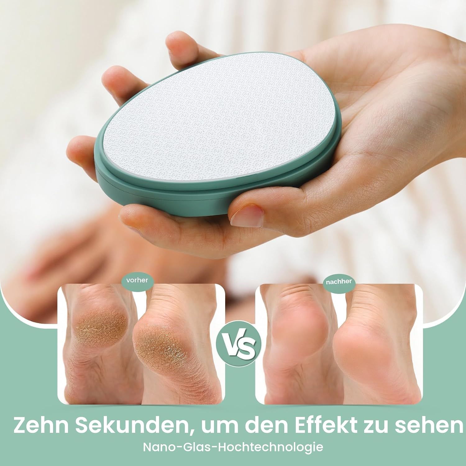 Thumbnail 2 de BEZOX 2in1 Nano Glas Hornhautentferner 🦶