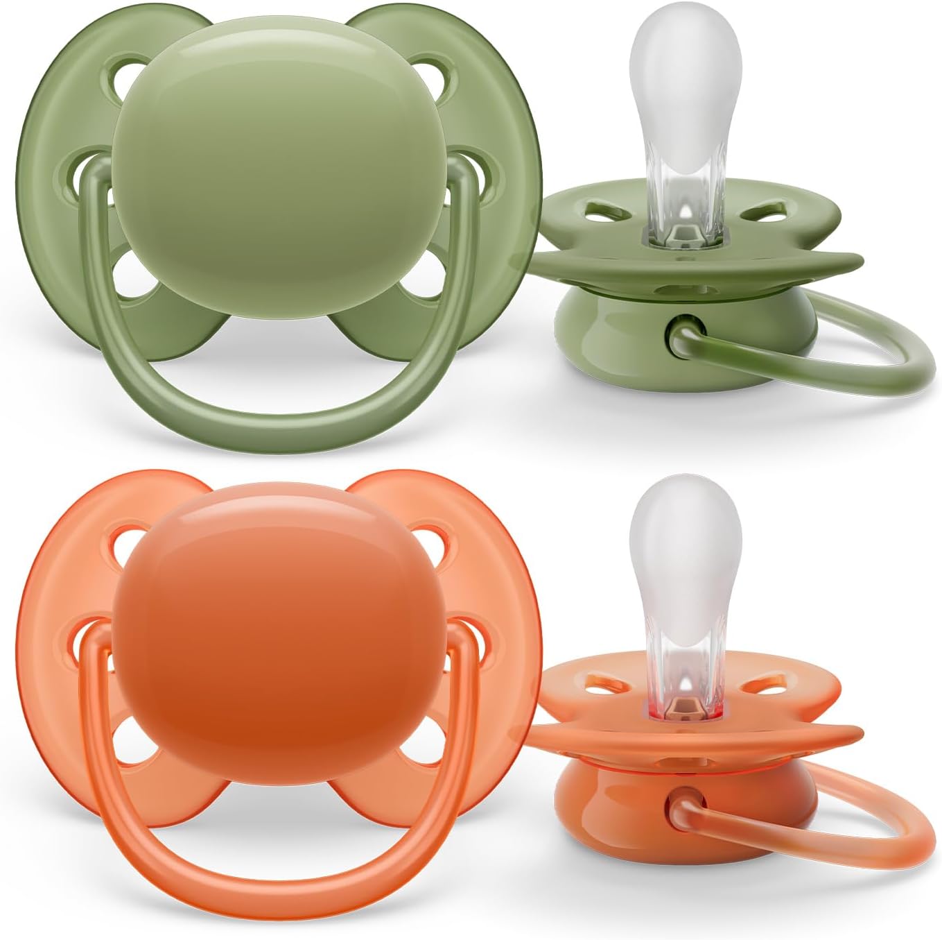 Thumbnail 6 de Philips Avent sucettes ultra-douces SCF093/07 – Tétines orthodontiques 18 mois+, lot de 4 avec étuis stérilisants