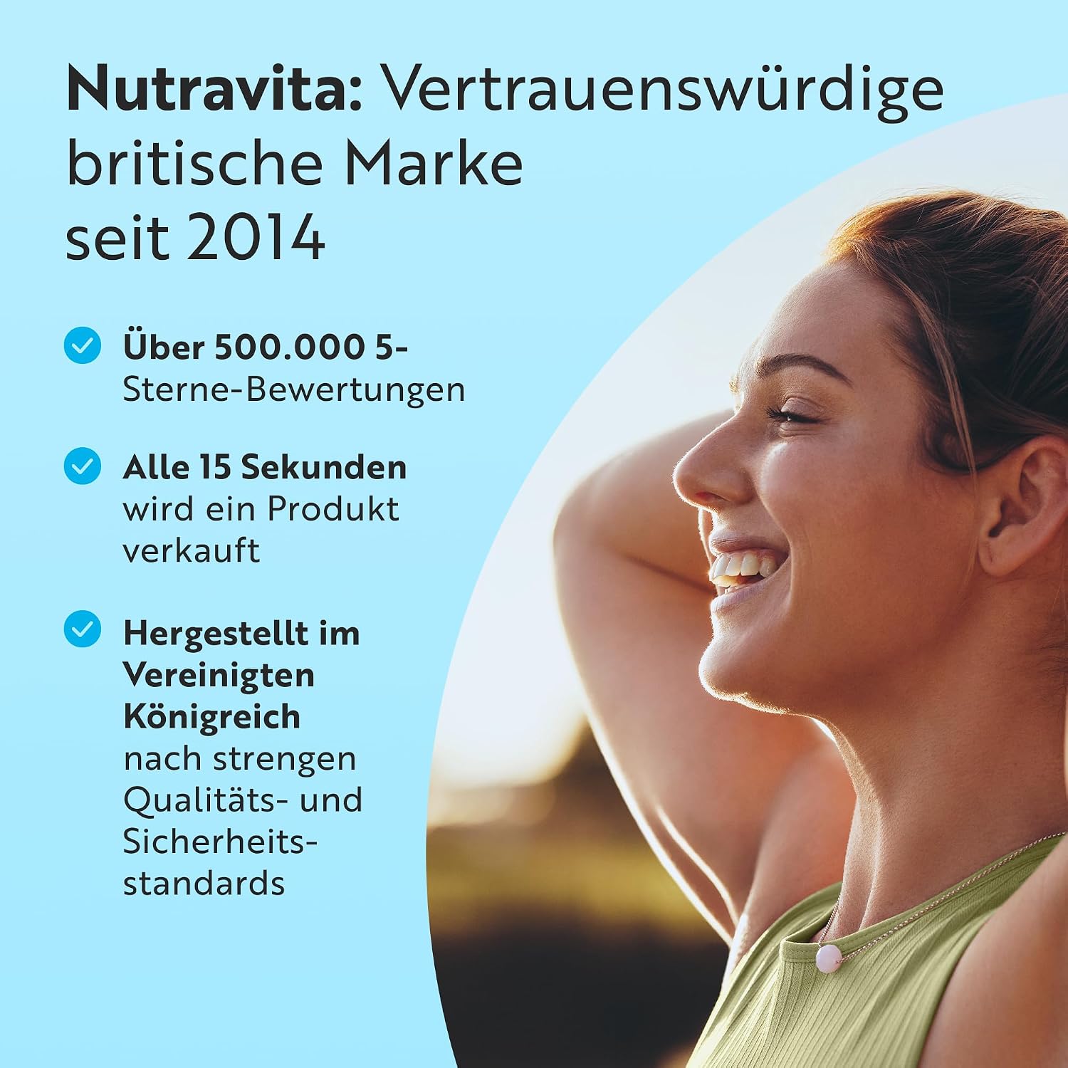 Detalle de Nutravita Omega 3 Hochdosiert 2000 mg Fischöl Kapseln – 240 Weichkapseln, EFSA-bestätigte EPA & DHA