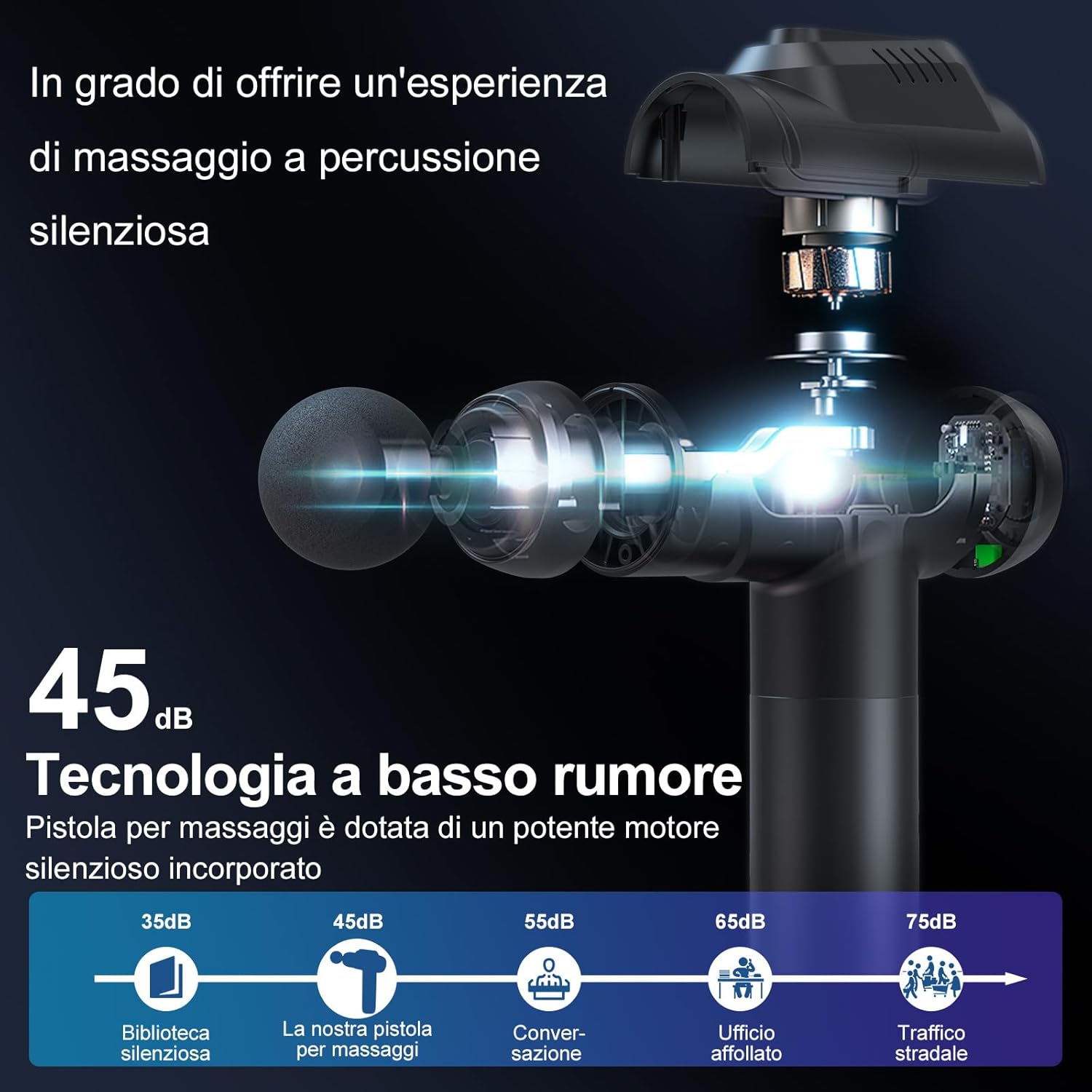 Thumbnail 3 de Pistola Massaggio Muscolare Professionale 99 velocità