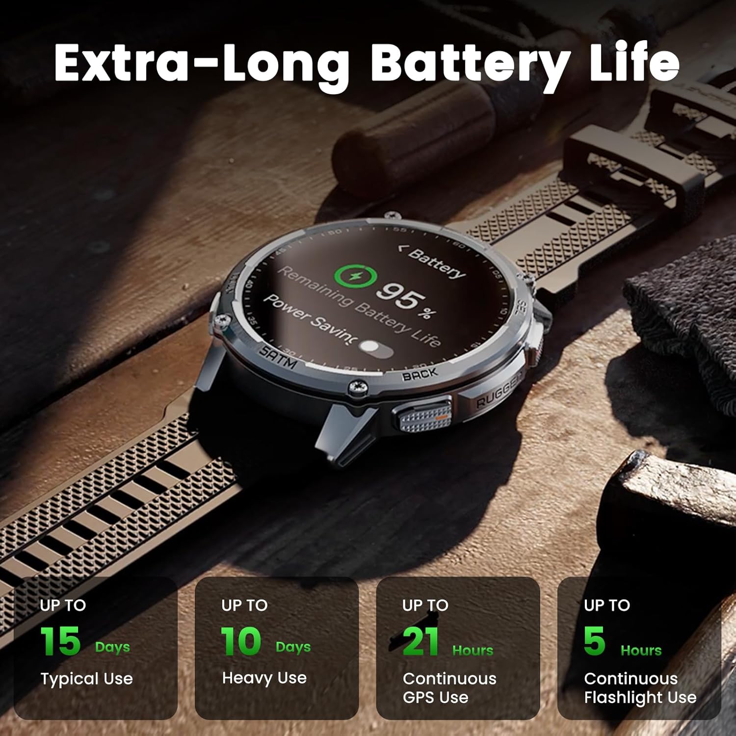 Thumbnail 6 de KOSPET TANK T4C GPS smartwatch 1.5” AMOLED