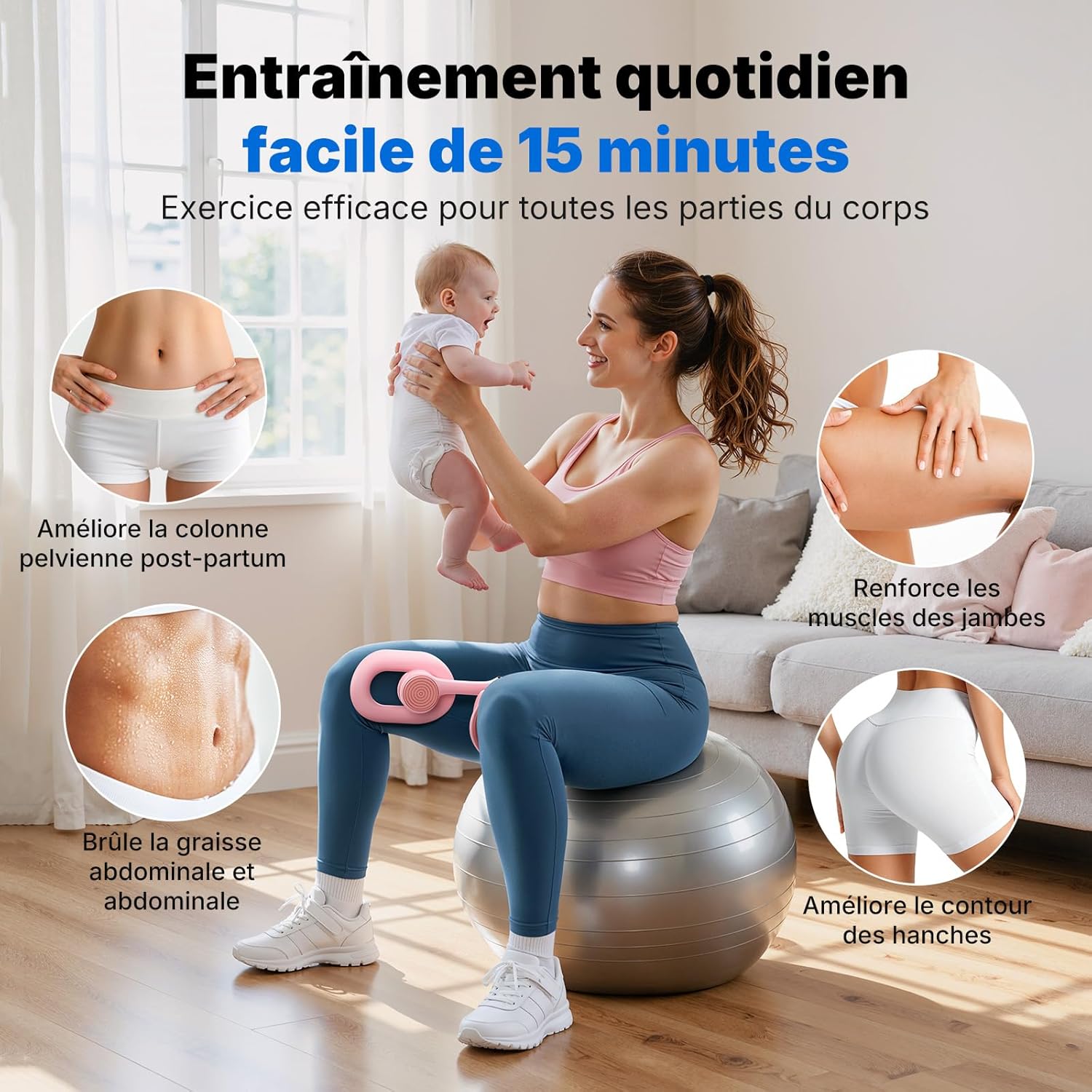 Detalle de MERACH Thigh Master, appareil de renforcement pour les cuisses đ