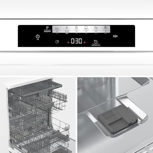 Thumbnail 14 de Hisense HS643C90W lavavajillas de libre instalación con secado automático y tercera bandeja (16 servicios)