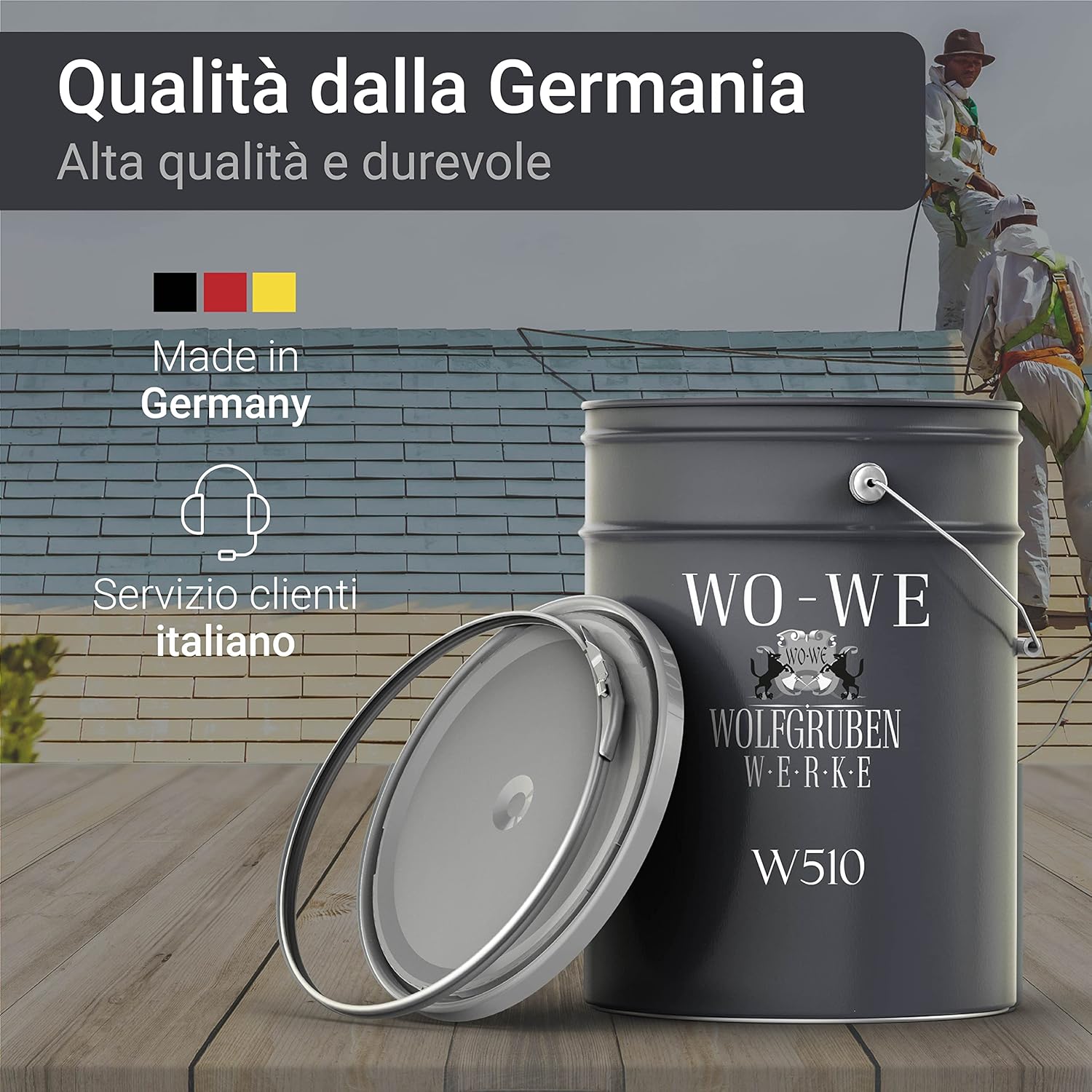 Thumbnail 4 de WO-WE W510 Vernice per tetto 5 L