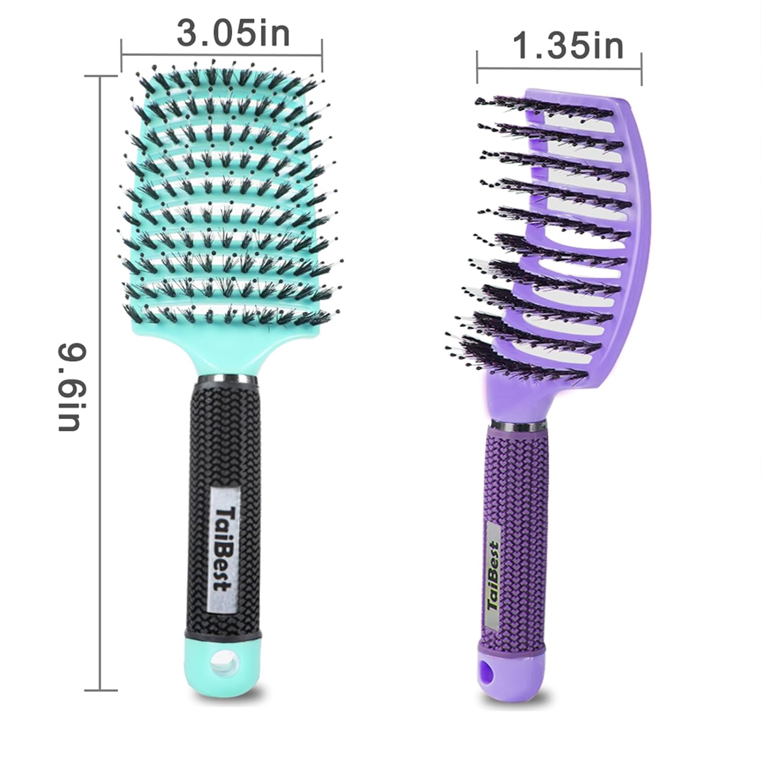 Thumbnail 4 de TaiBest Detangling Hair Brush Set with Boar Bristles