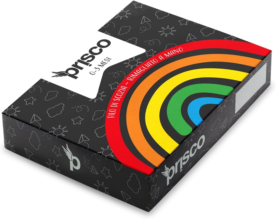 Thumbnail 3 de Prisco Calzini Neonato 0-3 Mesi in Cotone Filo di Scozia, 4 Paia (Unisex)