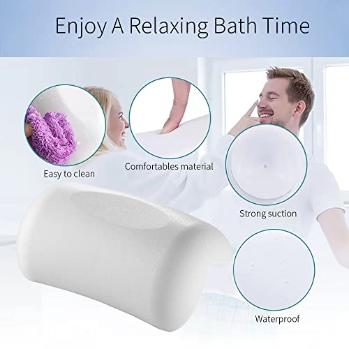 Detalle de Almohada de Baño Spa con Ventosas 💦