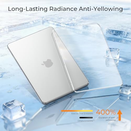 Thumbnail 3 de Funda EooCoo para MacBook Neo 2026 13" A3404 — Transparente, carcasa rígida de PC con ventilación