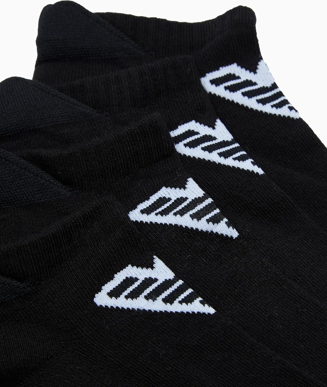 Detalle de Emporio Armani 2-pack Sneaker Socks Chaussettes Homme – Confort et élégance pour le quotidien